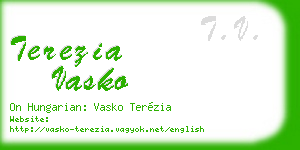 terezia vasko business card